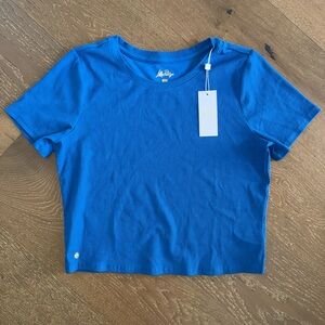 NWT Lilly Pulitzer Royal Blue Ribbed Short Sleeve Tee